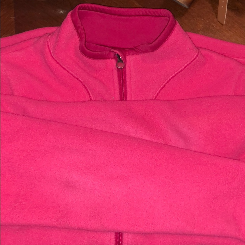 Under armour pink women’s jacket medium